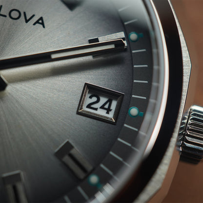 Bulova Jet Star BLV 96B414 Silver Dial