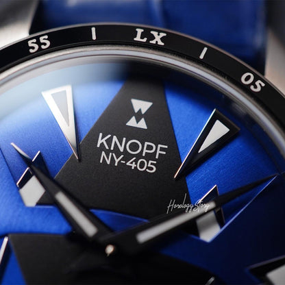 Knopf NY-405 Blue Black Dial - Horology Story Youtube Store