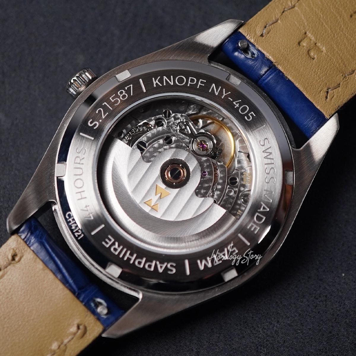 Knopf NY-405 Blue Black Dial - Horology Story Youtube Store