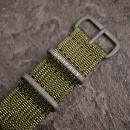 Boderry Landmaster Titanium 100m Green Dial Seiko NH35A