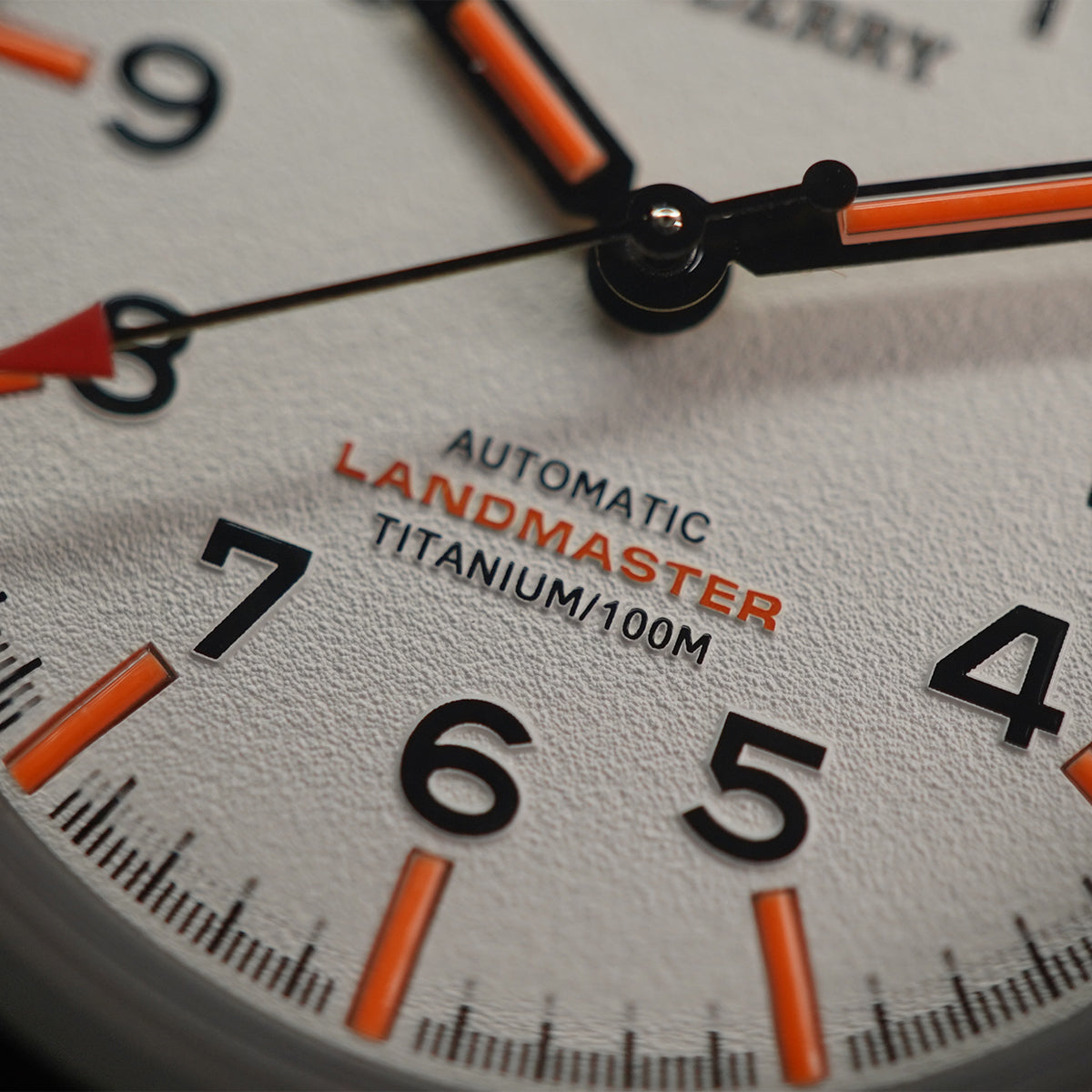 Boderry Landmaster Titanium 100m White Dial Seiko NH35A