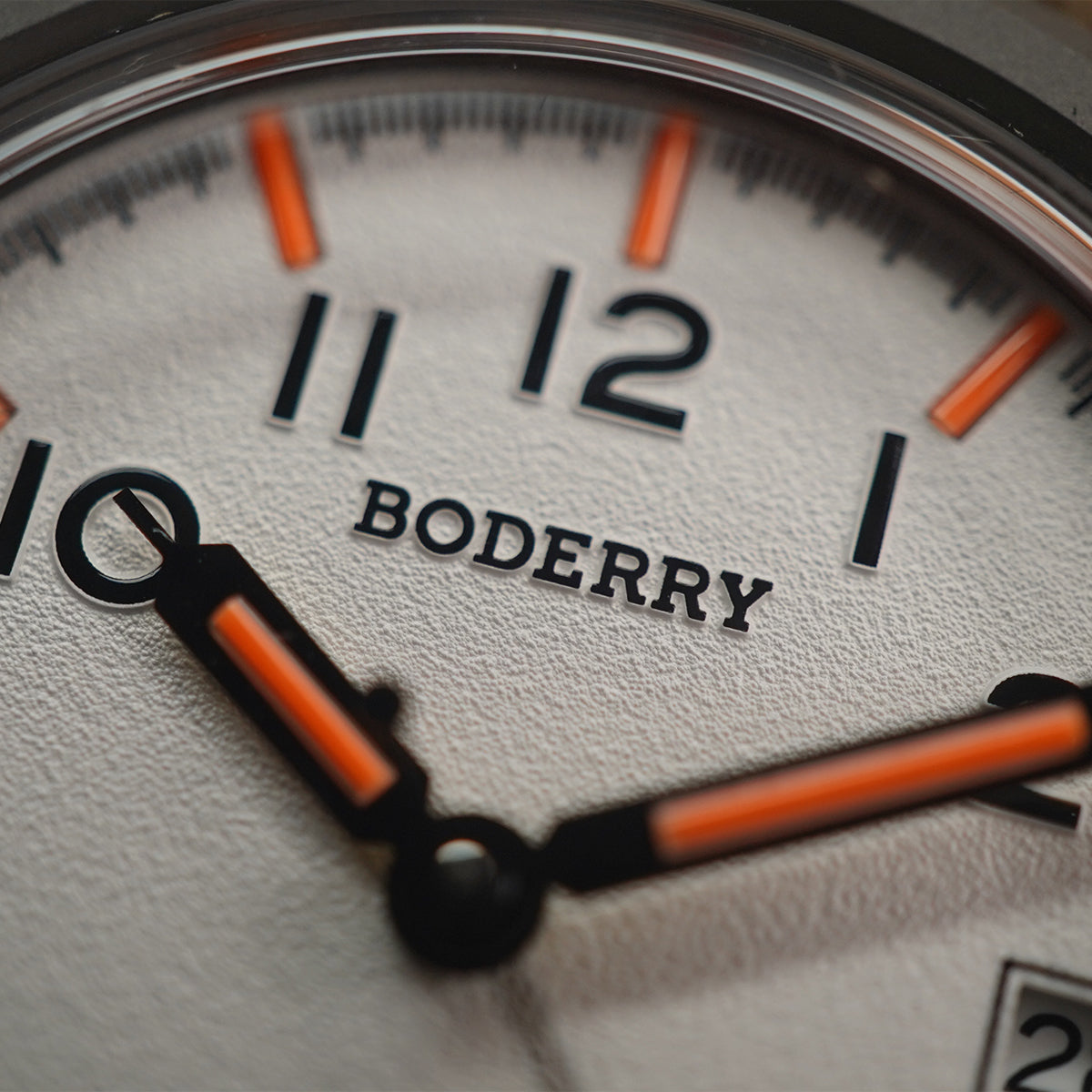 Boderry Landmaster Titanium 100m White Dial Seiko NH35A