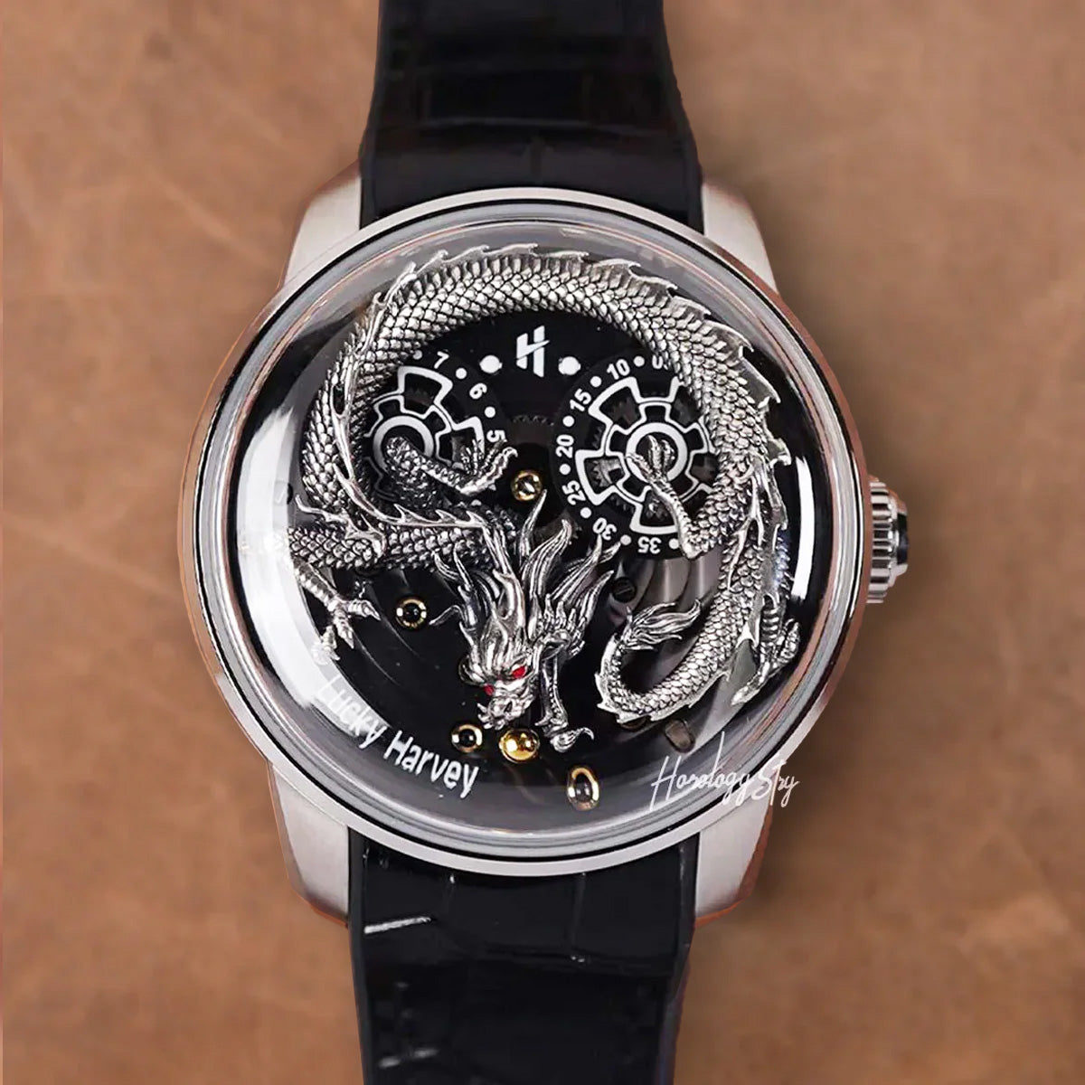 LUCKY HARVEY Silver Dragon Ball Automatic - Horology Story Youtube Store