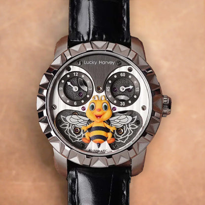 LUCKY HARVEY Silver Flying Bee Automatic - Horology Story Youtube Store