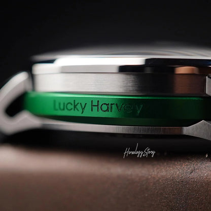 LUCKY HARVEY Green Lion Rolling Eyes Automatic - Horology Story Youtube Store