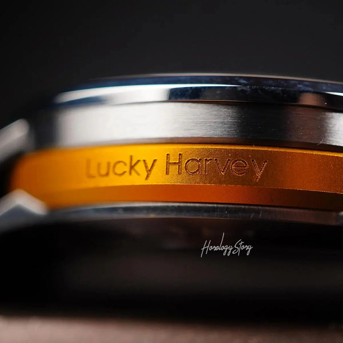 LUCKY HARVEY Yellow Lion Rolling Eyes Automatic - Horology Story Youtube Store