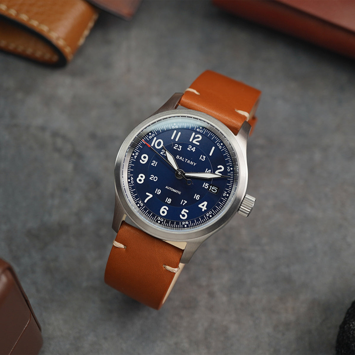 Baltany Military Khaki Field S202049 39mm - Horology Story Youtube Store