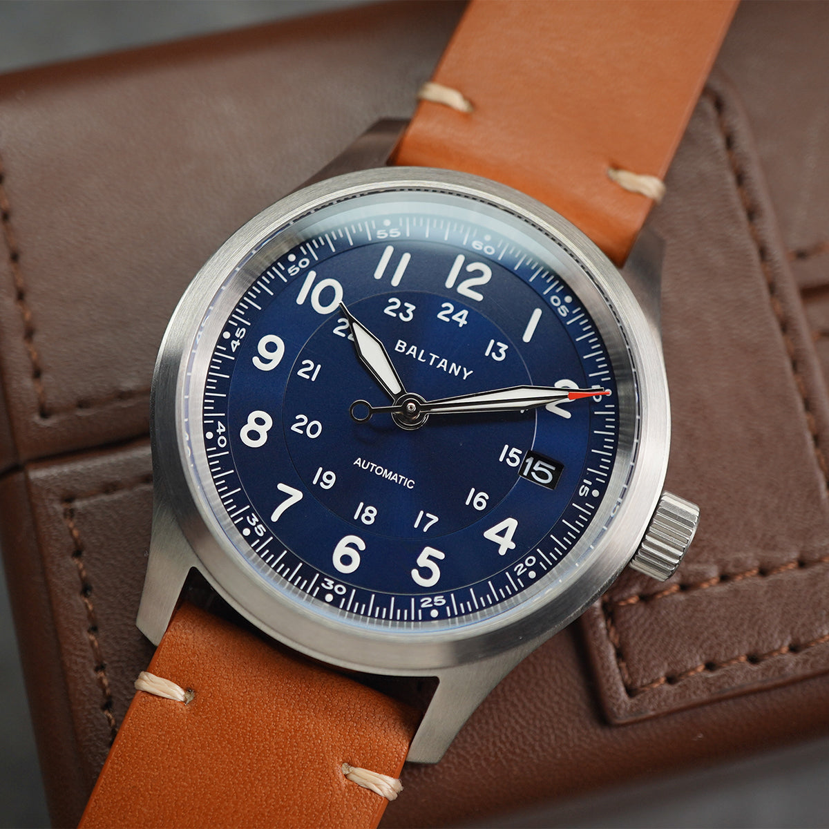 Baltany Military Khaki Field S202049 39mm - Horology Story Youtube Store