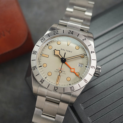 Baltany Explorer II S206073 GMT Stainless Steel Bracelet - Horology Story Youtube Store