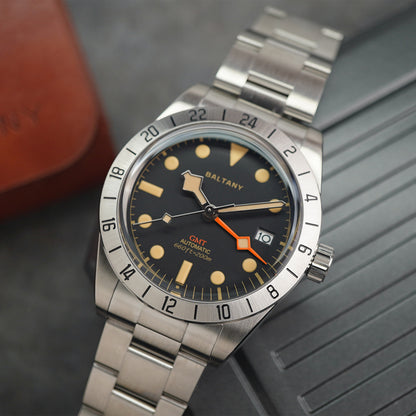 Baltany Explorer II S206073 GMT Stainless Steel Bracelet - Horology Story Youtube Store