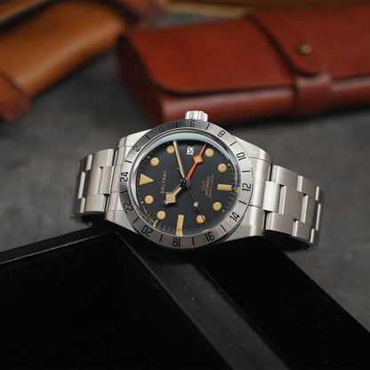 Baltany Explorer II S206073 GMT Stainless Steel Bracelet - Horology Story Youtube Store