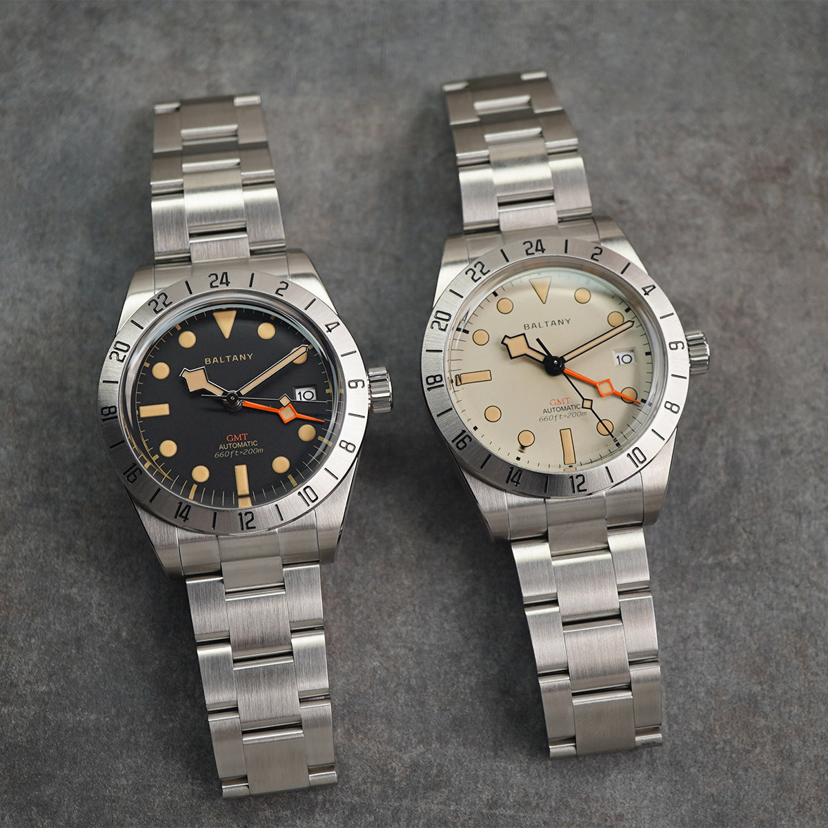 Baltany Explorer II S206073 GMT Stainless Steel Bracelet - Horology Story Youtube Store