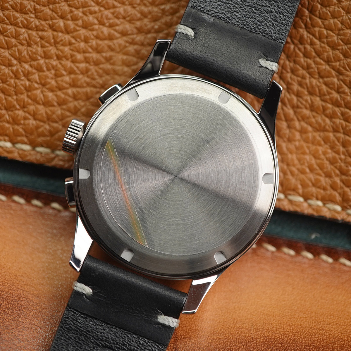 Baltany Classic Vintage S5050 39mm Chrono Tuxedo Dial