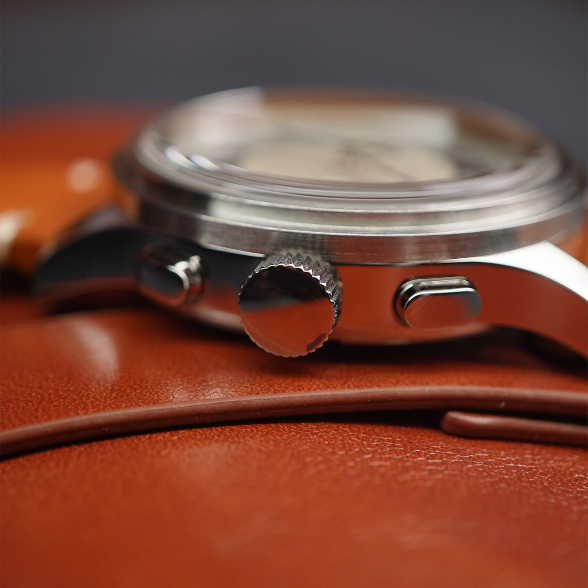 Baltany Classic Vintage S5050 39mm Chrono Tuxedo Dial