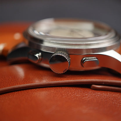 Baltany Classic Vintage S5050 39mm Chrono Tuxedo Dial