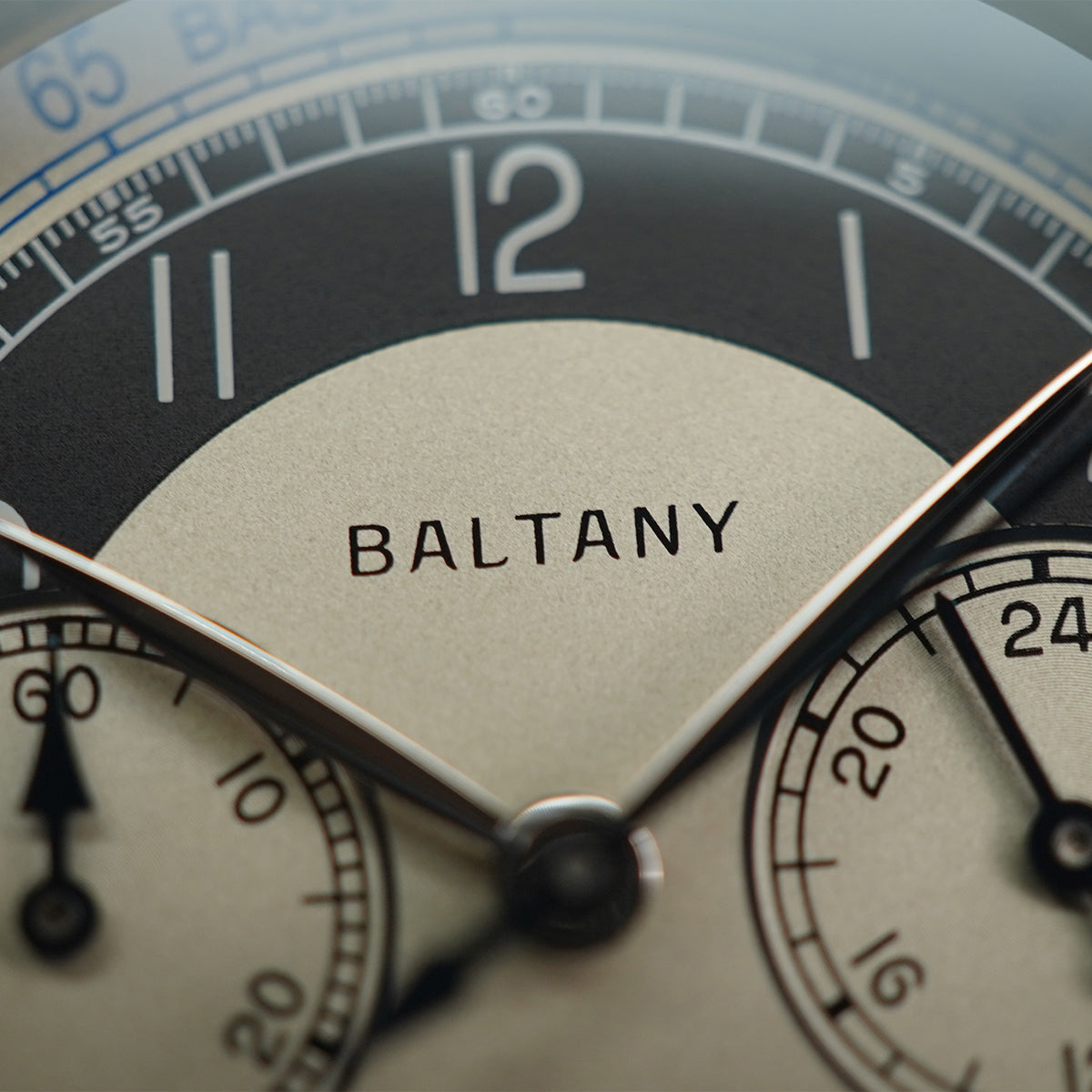 Baltany Classic Vintage S5050 39mm Chrono Tuxedo Dial