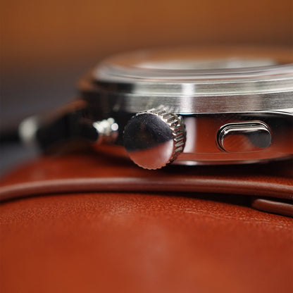 Baltany Classic Vintage S5050 39mm Chrono Tuxedo Dial