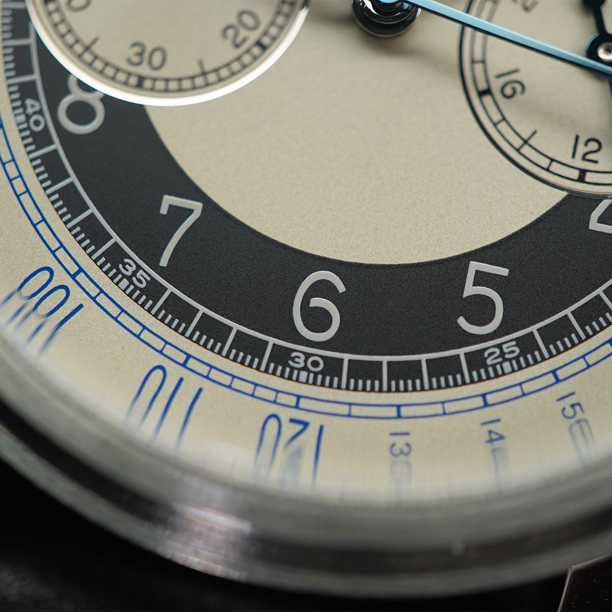 Baltany Classic Vintage S5050 39mm Chrono Tuxedo Dial