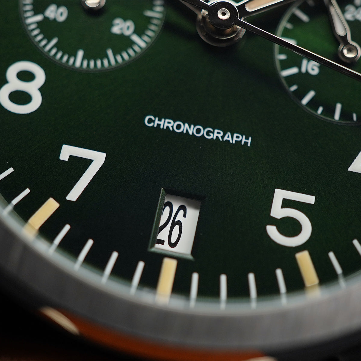 Baltany Military Chronograph S5057 39mm Green Dial
