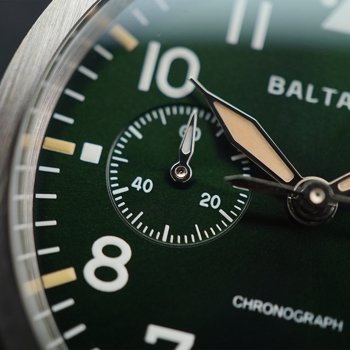 Baltany Military Chronograph S5057 39mm Green Dial