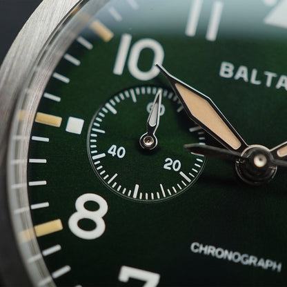 Baltany Military Chronograph S5057 39mm Green Dial