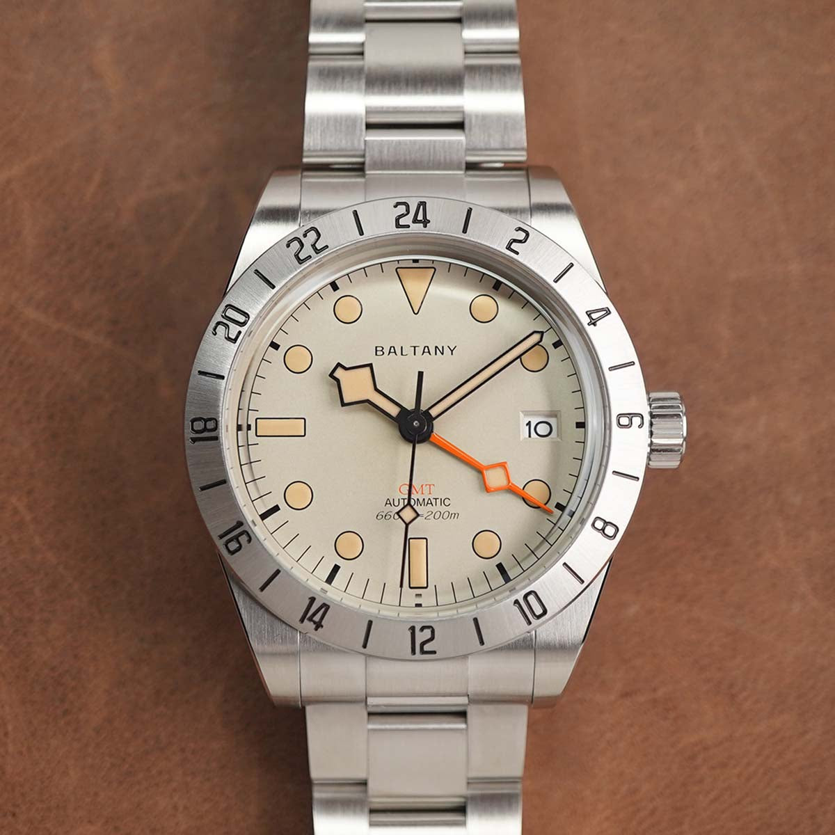 Baltany Explorer II S206073 GMT Stainless Steel Bracelet - Horology Story Youtube Store