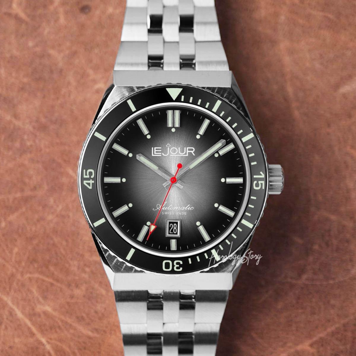 Le Jour Delmare Black Sunray Dial - Horology Story Youtube Store