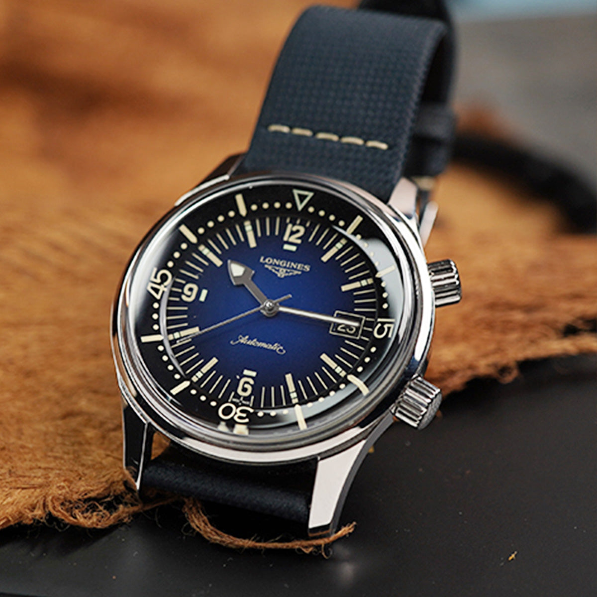 Longines Legend Diver L3.774.4.90.2 Blue Dial - Horology Story Youtube Store