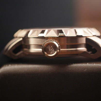 LUCKY HARVEY Rose Gold Blinking Eyes Owl Automatic - Horology Story Youtube Store