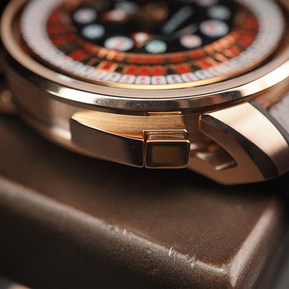 LUCKY HARVEY Player Series Poker Roulette Rosegold