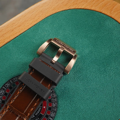 LUCKY HARVEY Player Series Poker Roulette Rosegold