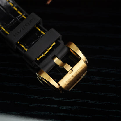 LUCKY HARVEY Skull Automatic Yellow Gold - Horology Story Youtube Store