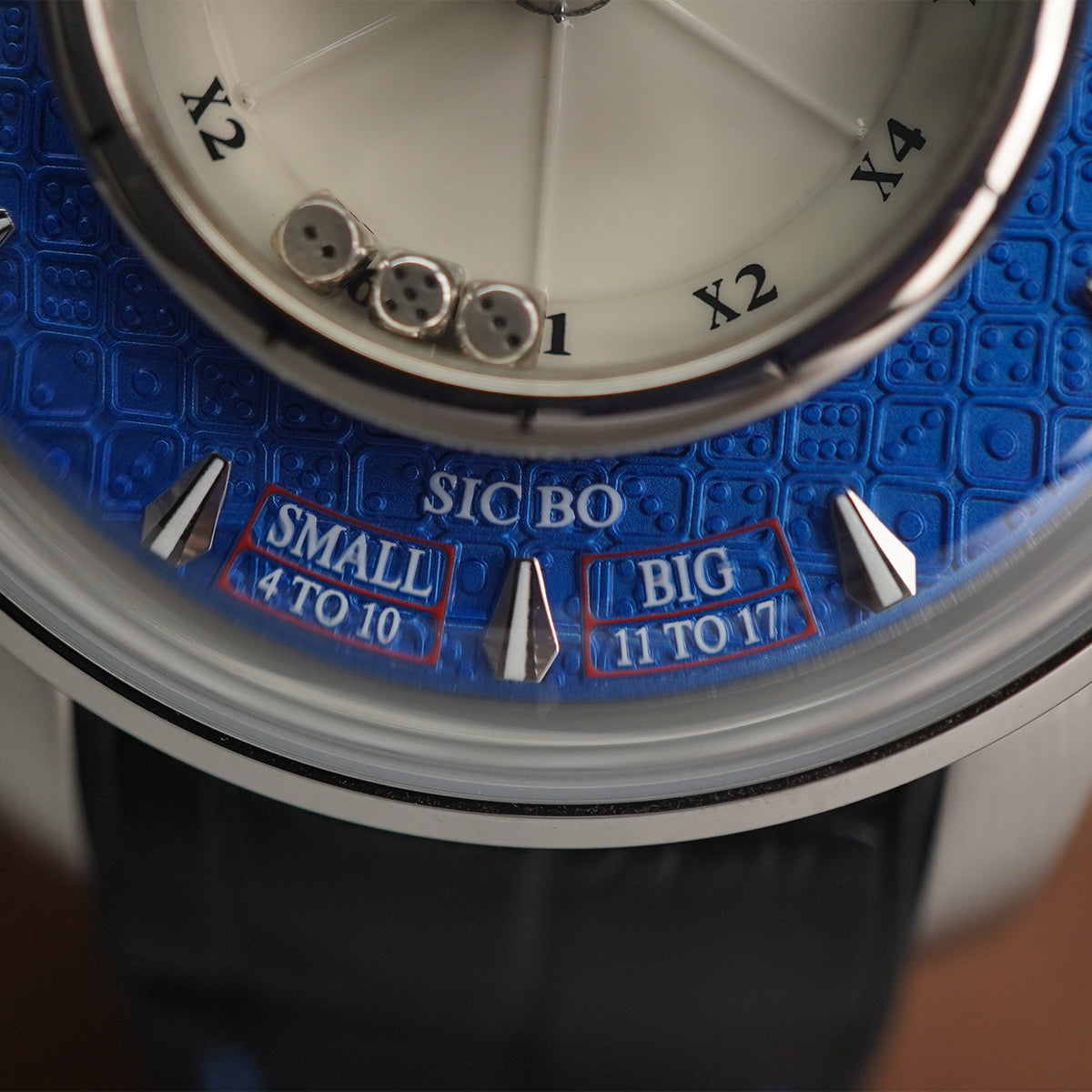 LUCKY HARVEY Player Series Sic Bo Blue Automatic