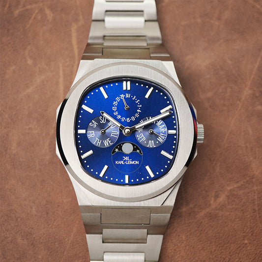 Karl-Leimon Majesty Triple Calendar Moonphase - Horology Story Youtube Store