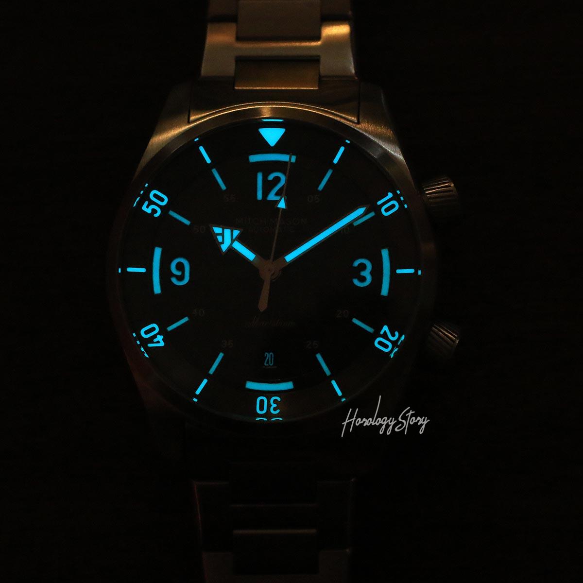 Mitch Mason Maelstrom Ocean Grey 40m - Horology Story Youtube Store