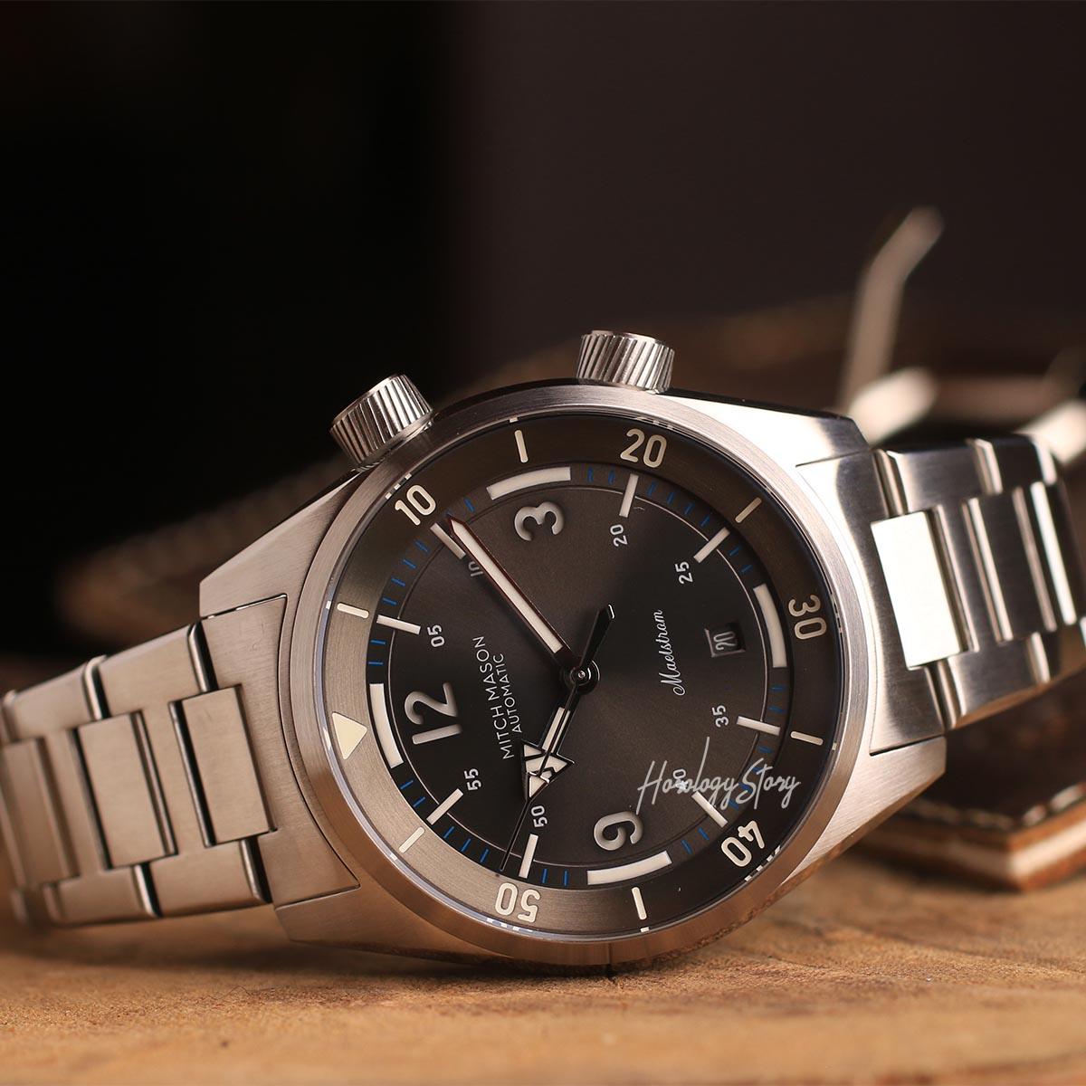 Mitch Mason Maelstrom Ocean Grey 40m - Horology Story Youtube Store