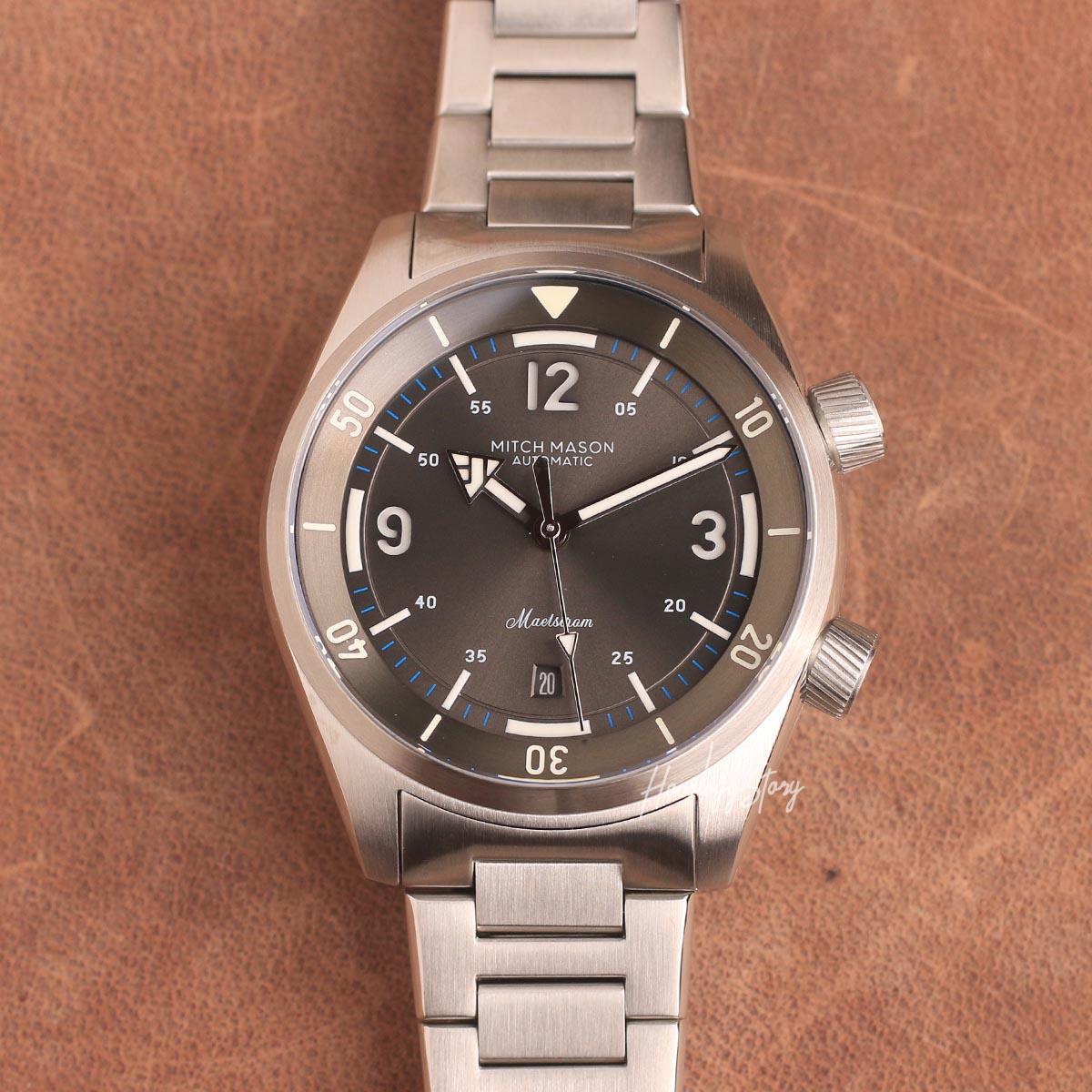 Mitch Mason Maelstrom Ocean Grey 40m - Horology Story Youtube Store