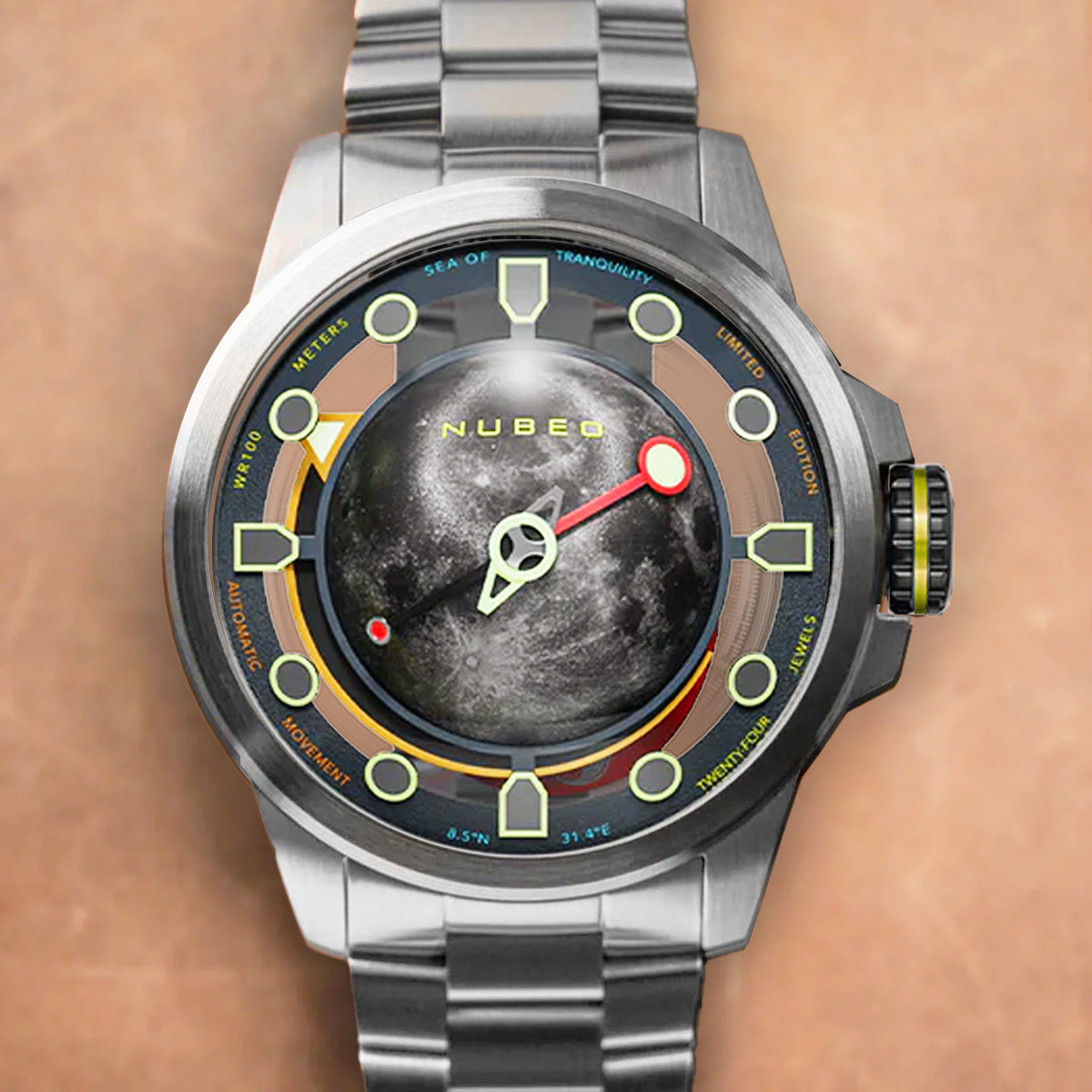 Nubeo Tranquility NB-6091-11 Full Moon Steel