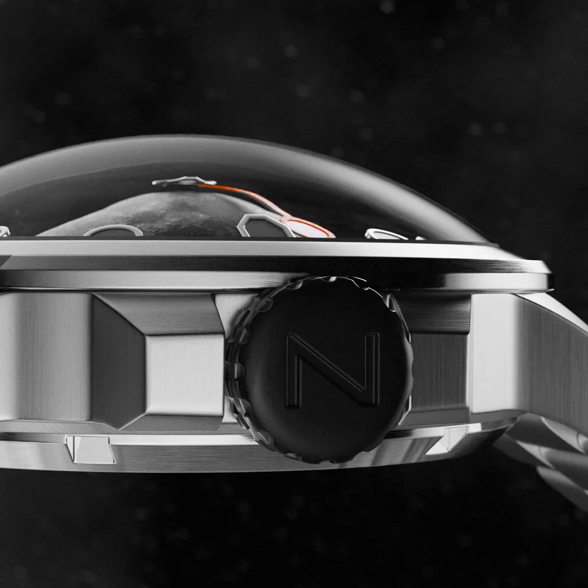 Nubeo Tranquility NB-6091-11 Full Moon Steel