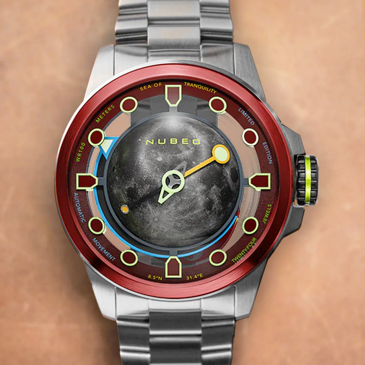 Nubeo Tranquility NB-6091-44 Gibbous Red