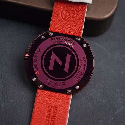 Streamliner B013-01 White Metallic Sand Blast Dial