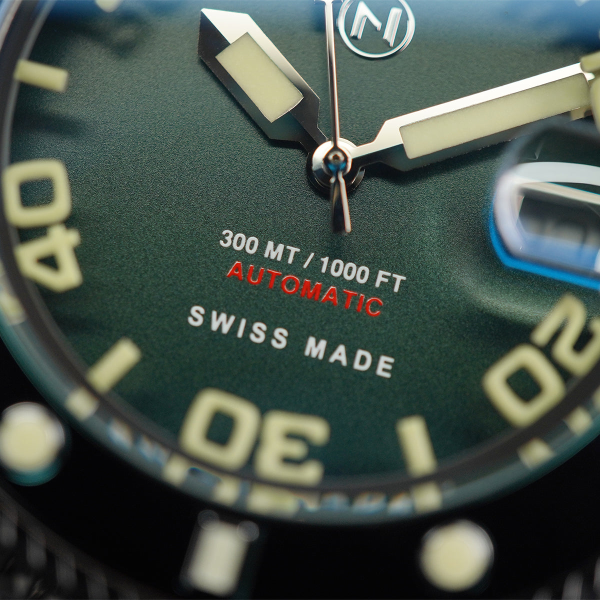 Atlantean II N003-07 Green Sand Blast Dial