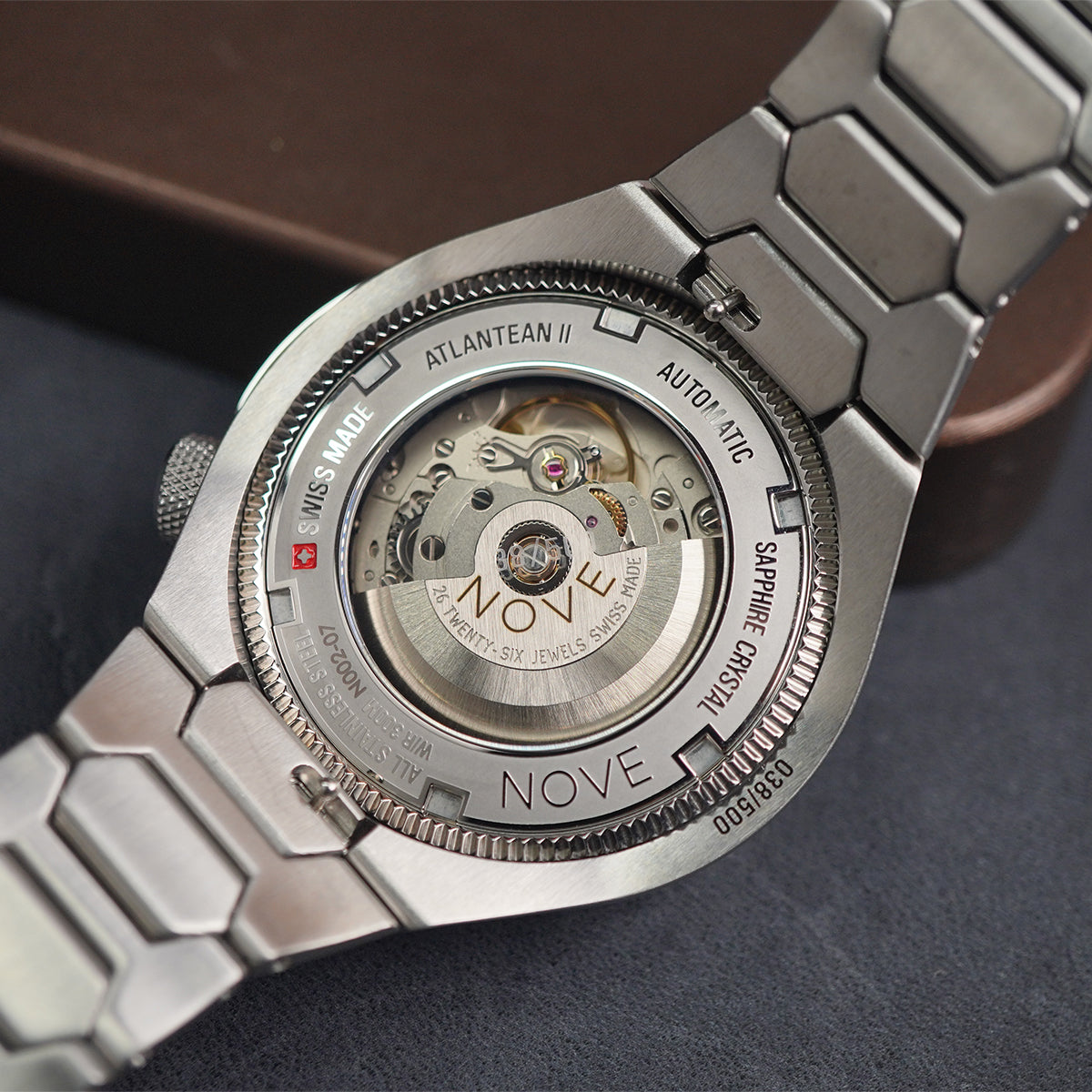 Atlantean II N002-07 Blue Sand Blast Dial