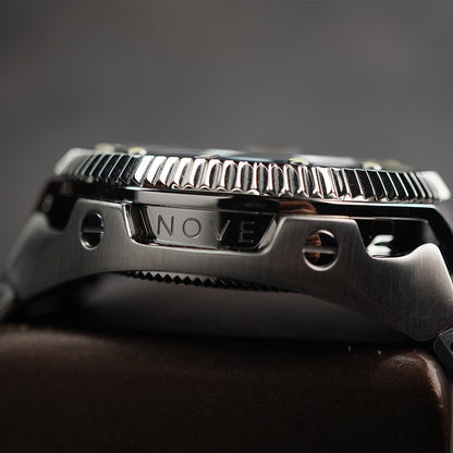 Atlantean II N001-07 Black Plated Sand Blast Dial