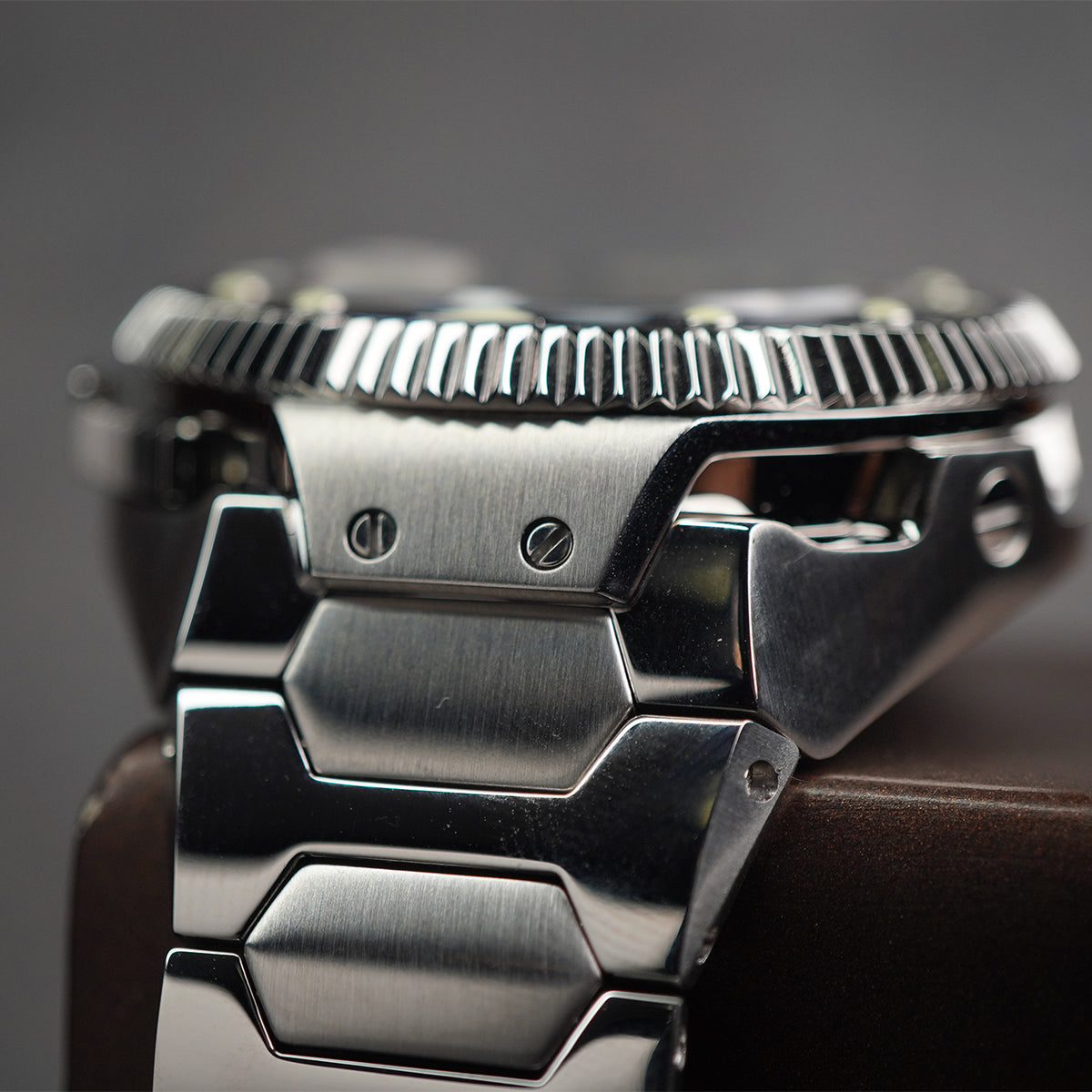 Atlantean II N001-07 Black Plated Sand Blast Dial