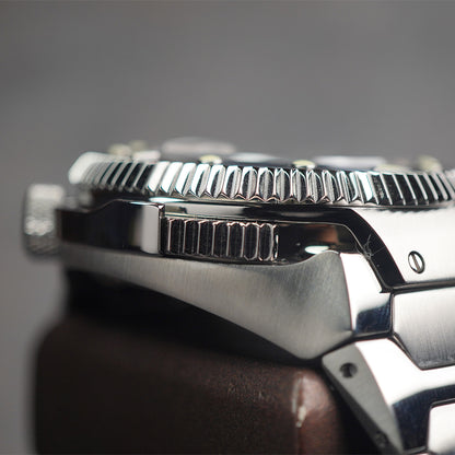 Atlantean II N001-07 Black Plated Sand Blast Dial