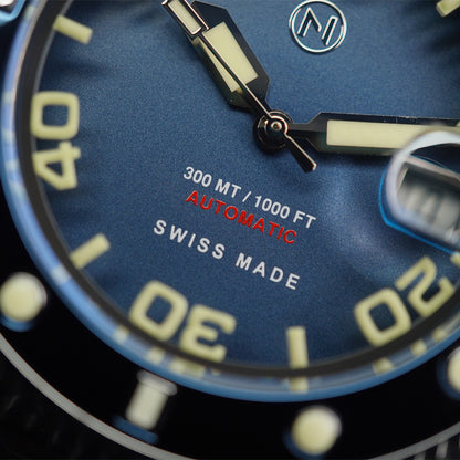 Atlantean II N002-07 Blue Sand Blast Dial