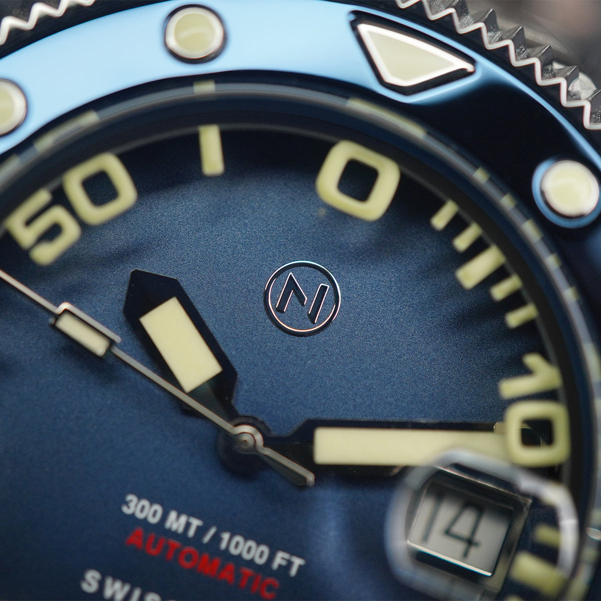 Atlantean II N002-07 Blue Sand Blast Dial