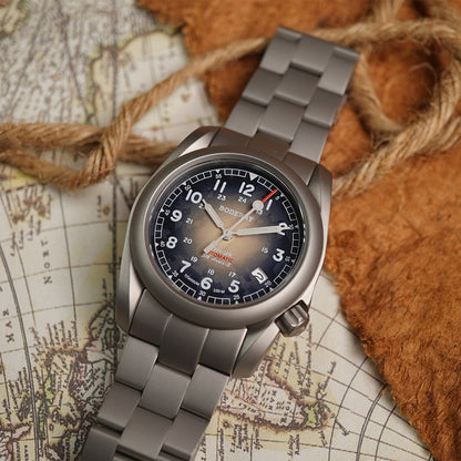 Boderry Voyager BD-A11T-S01B Titanium Anniversary LE 888 Pcs Bracelet - Horology Story Youtube Store