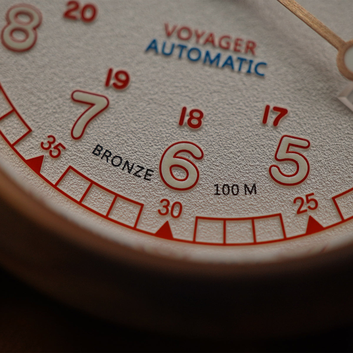 Boderry Voyager Bronze Field 100m White Dial BD-A11B-02